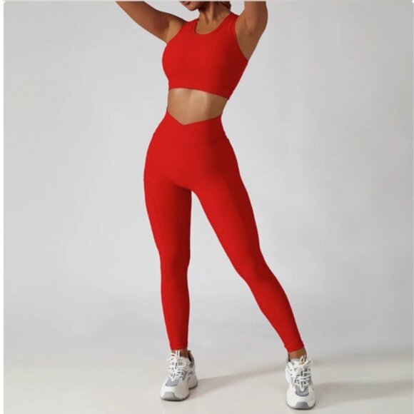 Red Workout Set - Picture 1 of 8